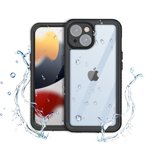 Twill Swimming IP68 Waterproof Apple iPhone 15 Case Bumper Combo