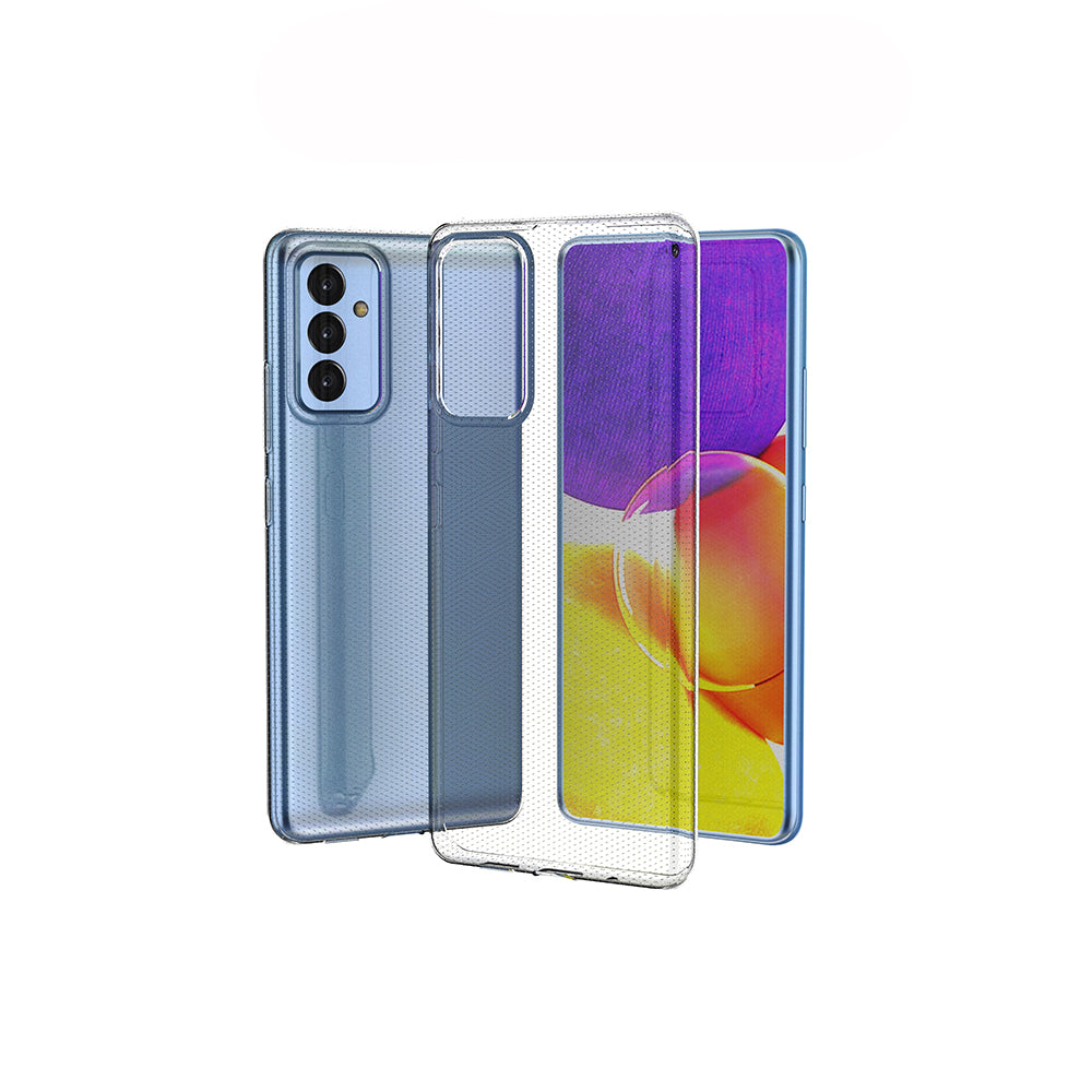 [2 Pack] Dot Clear Rubber Soft TPU Samsung Galaxy A82 Case Back Gel