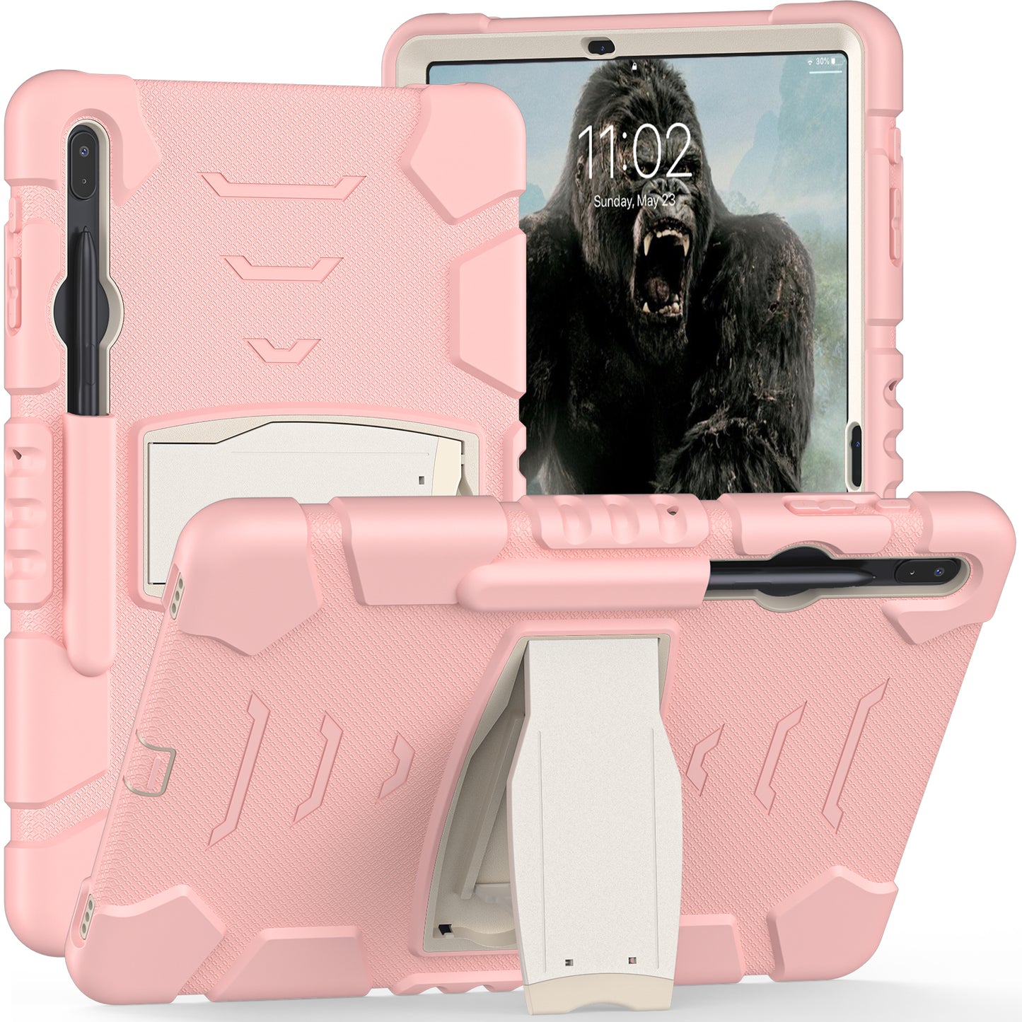 Gorilla King Kong Galaxy Tab S7 FE Case Stand Triple Protection