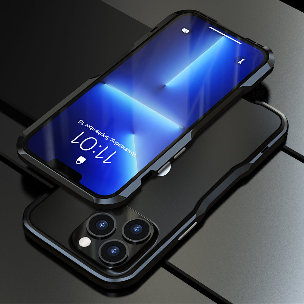 LUPHIE Bumper iPhone 13 Phone Case Military-grade Protection