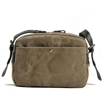 Men's Canvas Camera Bag Outdoor Photography Professional Digital SLR Waterproof Splicing