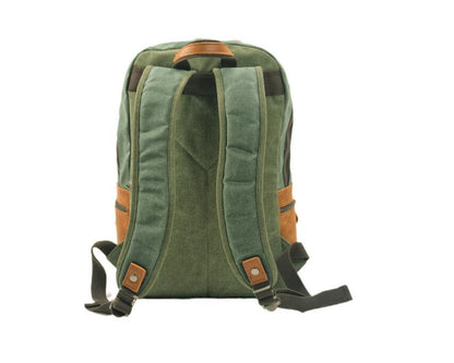 Men's Canvas Backpack Laptop Bag Casual Outdoor Colleges Universities School Hiking