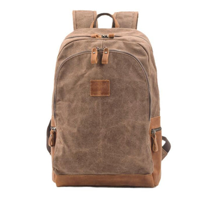 Men's Canvas Backpack Laptop Bag Casual Outdoor Colleges Universities School Hiking