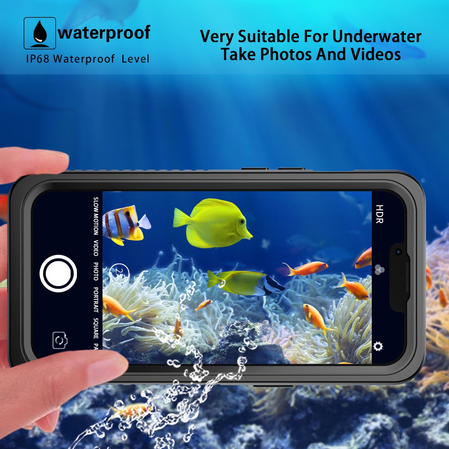 Twill Swimming IP68 Waterproof Apple iPhone 13 Pro Case Bumper Combo