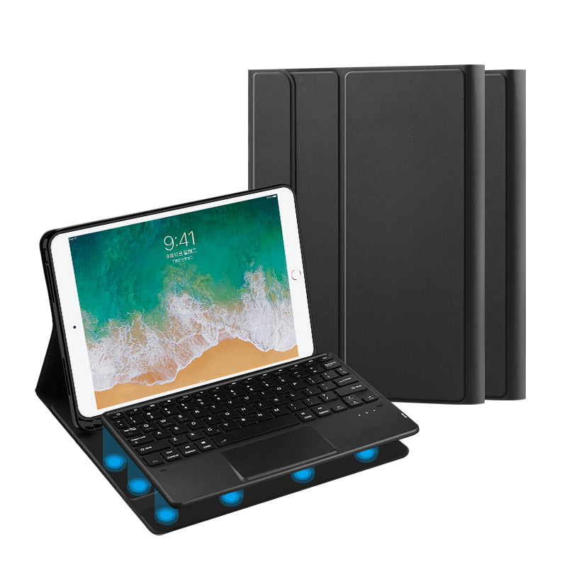 Voltage Slim Touchpad Keyboard Apple iPad 7 Case Kickstand