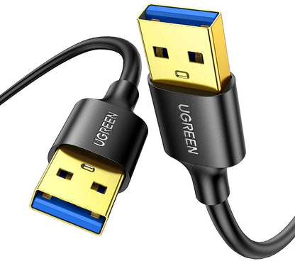 5Gbps USB 3.0 Cable Fast Transfer Nylon Brain USB Male to Male