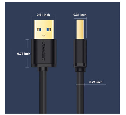 5Gbps USB 3.0 Cable Fast Transfer Nylon Brain USB Male to Male