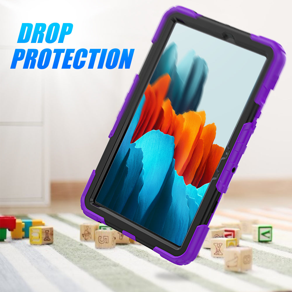 Tough Strap Built-in Screen Protector Galaxy Tab S7 Case Multi-functional