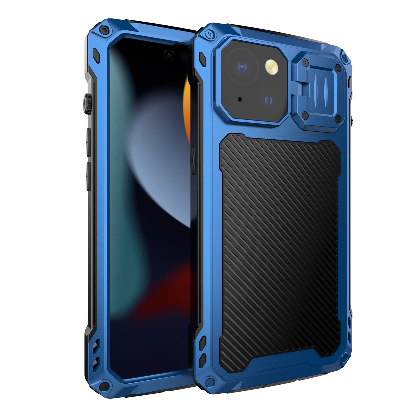 R-Just Shield Lens Stand iPhone 15 Plus Phone Case Full Protection