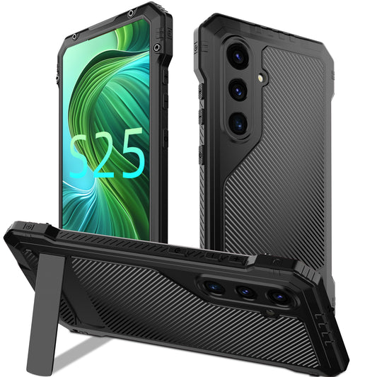 R-just Vajra Stand Metal Galaxy S25 Plus Phone Case