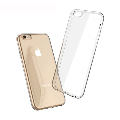 [2 Pack] Dot Clear Rubber Soft TPU Apple iPhone 6 Case Back Gel