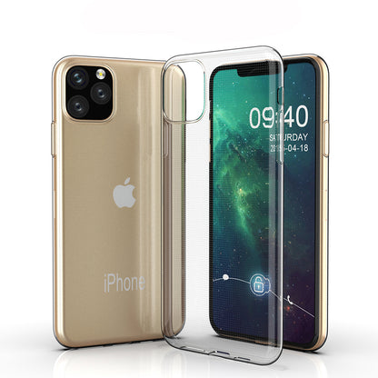 [2 Pack] Dot Clear Rubber Soft TPU iPhone 11 Pro Max Case Back Gel