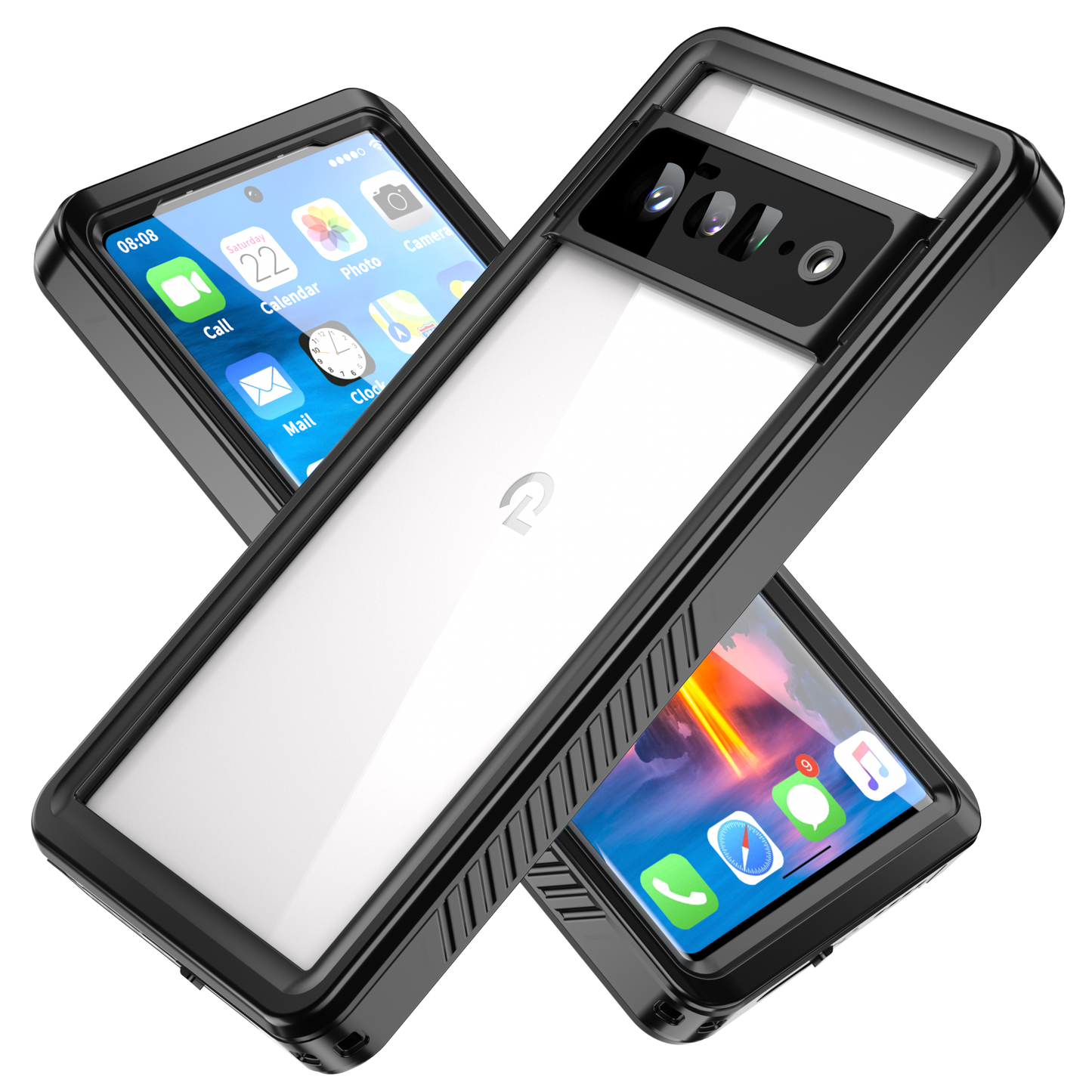 Twill Swimming IP68 Waterproof Google Pixel 6 Pro Case Bumper Combo