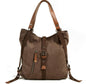 Women's Canvas Handbag Laptop Bag Casual Multifunctional Bucket Large Capacity