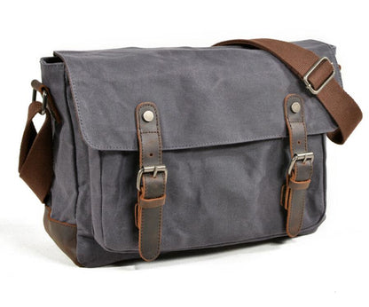 Men's Canvas Camera Bag Horizontal Photography Casual Anti-splash SLR