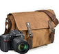 Men's Canvas Camera Bag Horizontal Photography Casual Anti-splash SLR