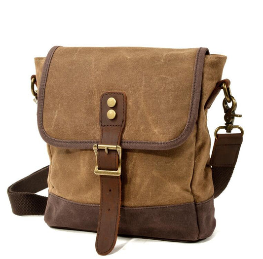 Men's Canvas Messenger Bag Tablet Trendy Single Leisure Outdoor Travel Wide Range