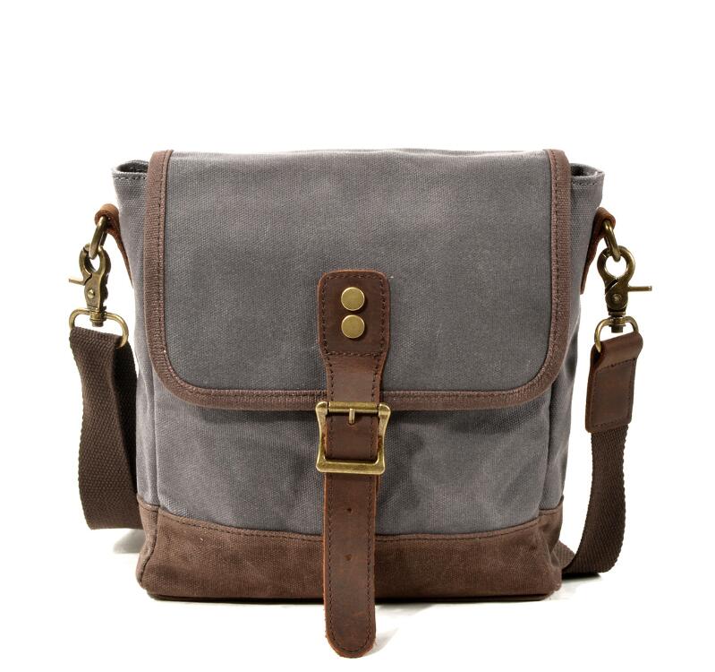 Men's Canvas Messenger Bag Tablet Trendy Single Leisure Outdoor Travel Wide Range