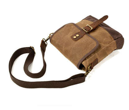 Men's Canvas Messenger Bag Tablet Trendy Single Leisure Outdoor Travel Wide Range