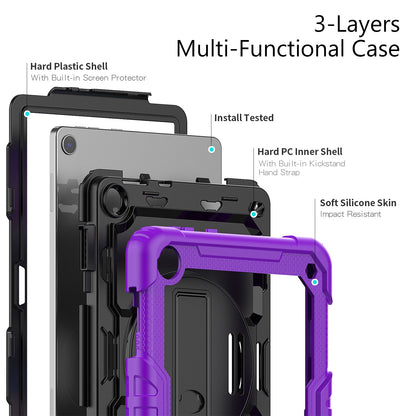 Tough Strap Built-in Screen Protector Lenovo Tab M10 FHD Plus (2020) Case Multi-functional