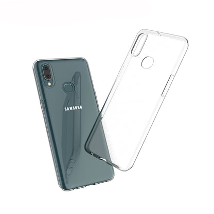 [2 Pack] Dot Clear Rubber Soft TPU Samsung Galaxy A10s Case Back Gel