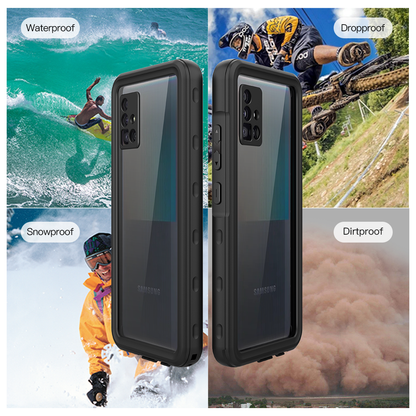 Burst Slim Swimming Waterproof Samsung Galaxy A51 Case Clear