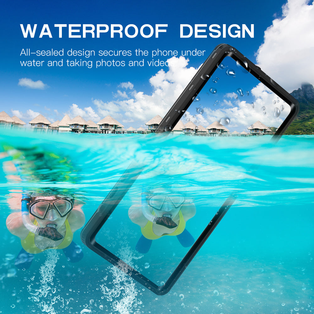 Clear Dot Waterproof Samsung Galaxy Note20 Ultra Case Swimming