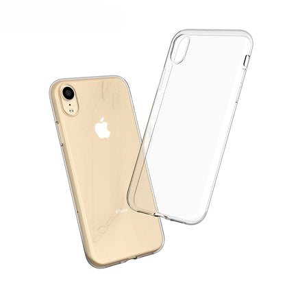 [2 Pack] Dot Clear Rubber Soft TPU Apple iPhone XR Case Back Gel