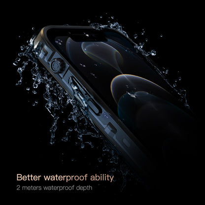 Clear Dot Waterproof Apple iPhone 12 Case Swimming