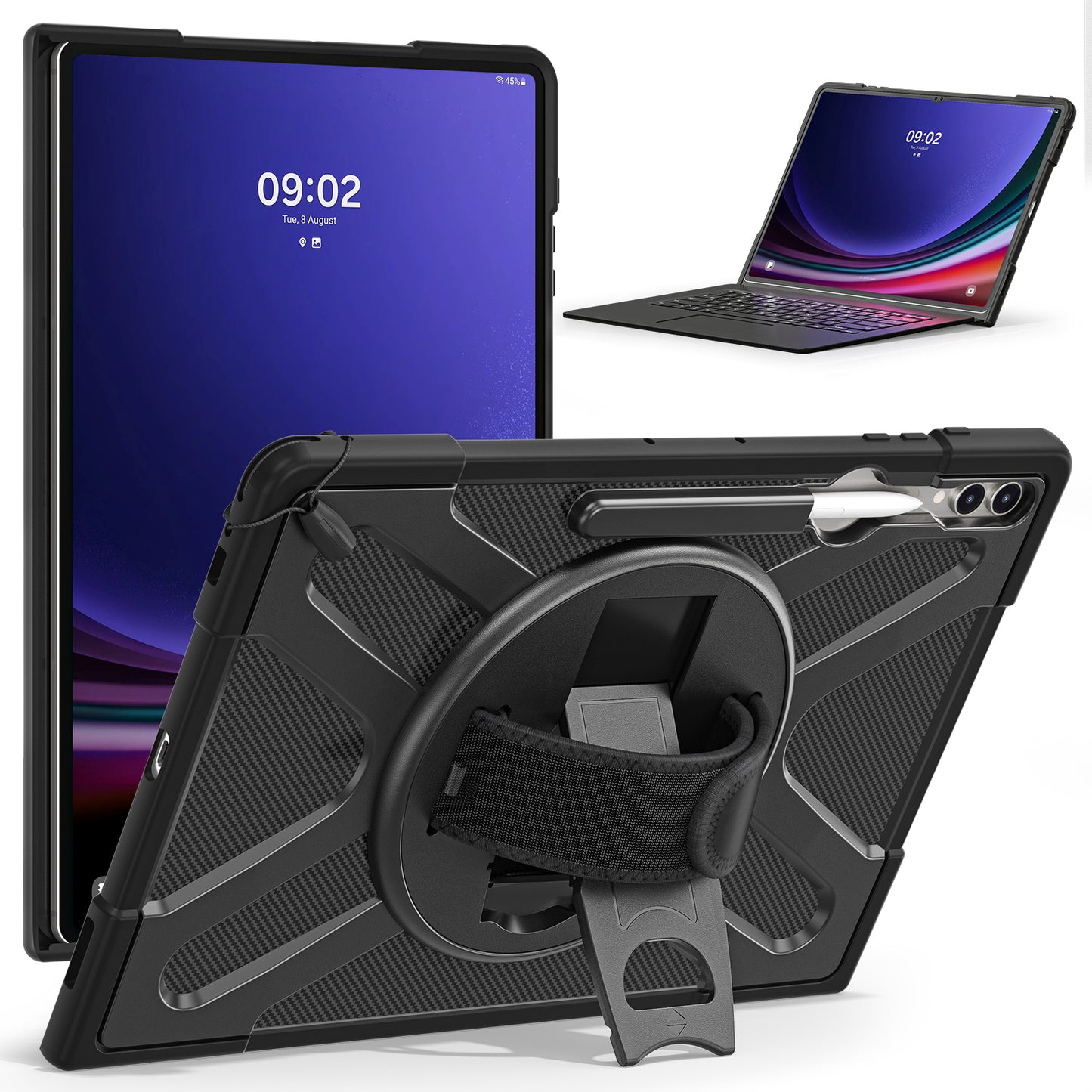 Loop Beer Galaxy Tab S9 Ultra Case Multi Protection Stable Stand