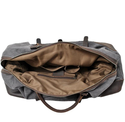 Men's Canvas Duffel Bag Laptop Bag Cloth Large Capacity Cross-body Travel Household