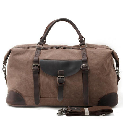 Men's Canvas Duffel Bag Laptop Bag Cloth Large Capacity Cross-body Travel Household