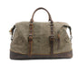 Men's Canvas Duffel Bag Laptop Bag Portable Travel Waterproof Splicing Fashion