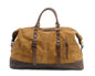 Men's Canvas Duffel Bag Laptop Bag Portable Travel Waterproof Splicing Fashion