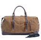 Men's Canvas Duffel Bag Laptop Bag Large Capacity Portable Travel Fitness Weekend