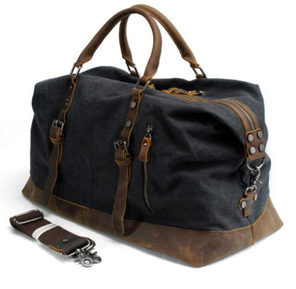 Men's Canvas Duffel Bag Laptop Bag Portable Travel Diagonal Duffel Popular