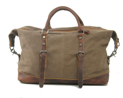 Men's Canvas Duffel Bag Laptop Bag Portable Travel Diagonal Duffel Popular