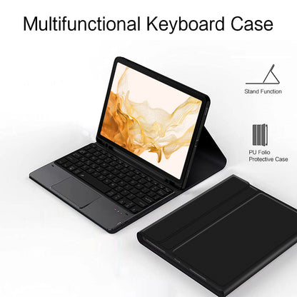 Voltage Slim Touchpad Keyboard Samsung Galaxy Tab S8 Case Kickstand