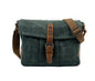 Men's Canvas Messenger Bag Tablet Retro Cross-body Casual Single Waterproof Horizontal