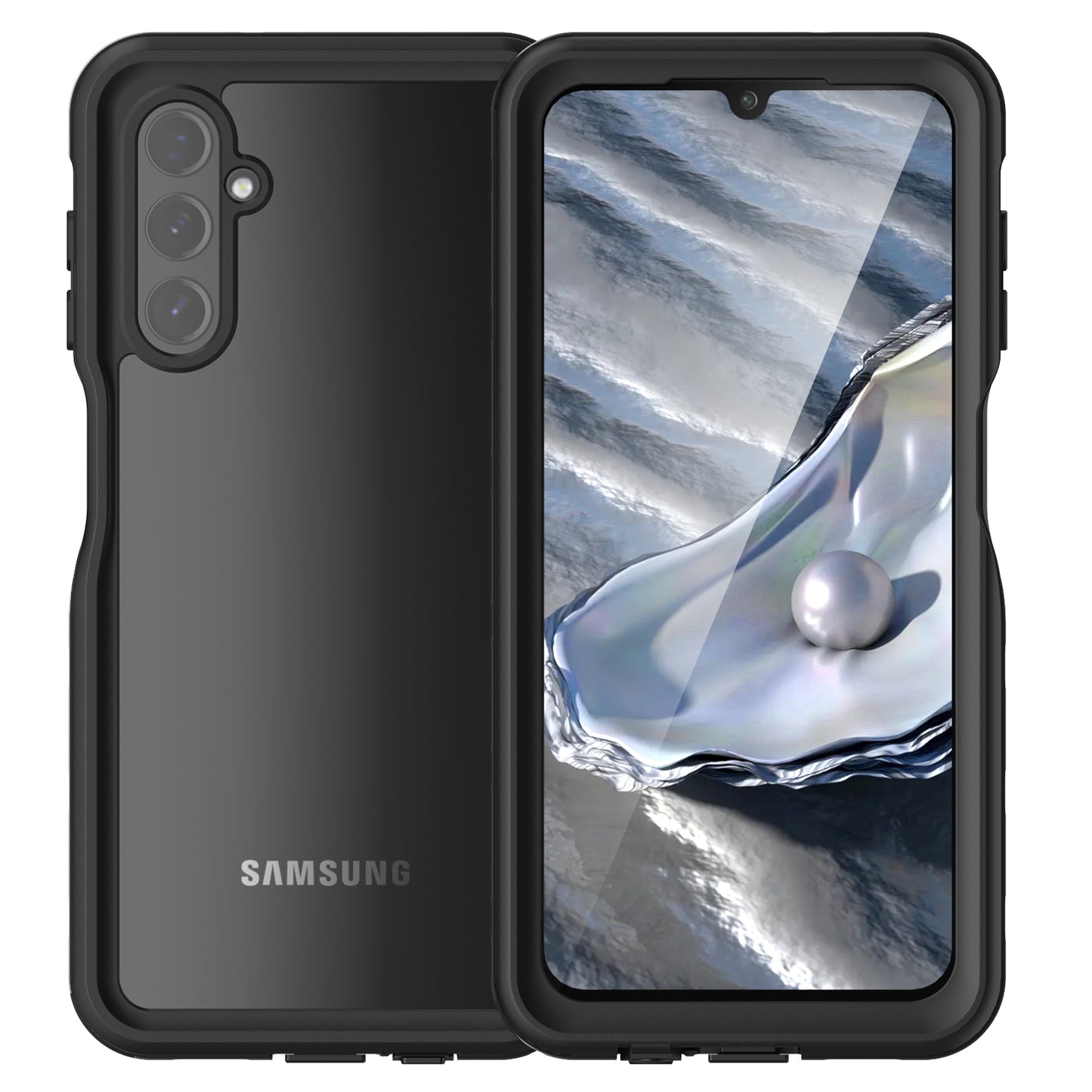 Burst Slim Swimming Waterproof Samsung Galaxy A14 Case Clear