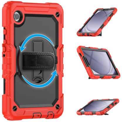 Tough Strap Built-in Screen Protector Galaxy Tab A9 Case Multi-functional