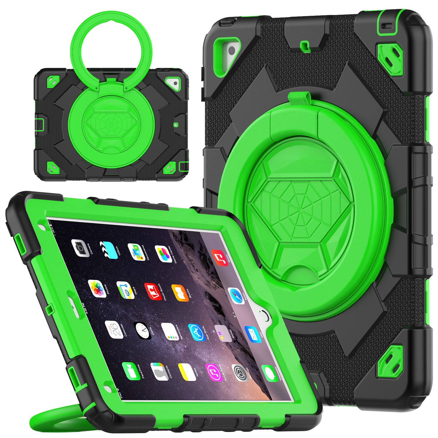 Spider-man Rotating Hand Handle Apple iPad 5 Case Ultimate Protection