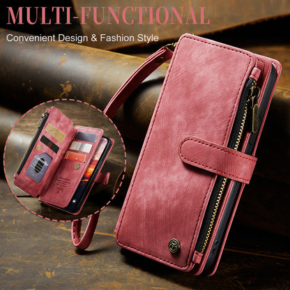 Multi-card Hand Strap Apple iPhone 14 Case Double Fold Stand