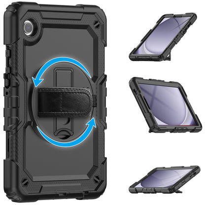 Tough Strap Built-in Screen Protector Galaxy Tab A9 Case Multi-functional