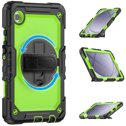 Tough Strap Built-in Screen Protector Galaxy Tab A9 Case Multi-functional