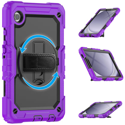 Tough Strap Built-in Screen Protector Galaxy Tab A9 Case Multi-functional