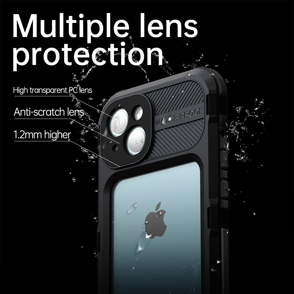 Lens Protection Waterproof Apple iPhone 13 Case Aluminum