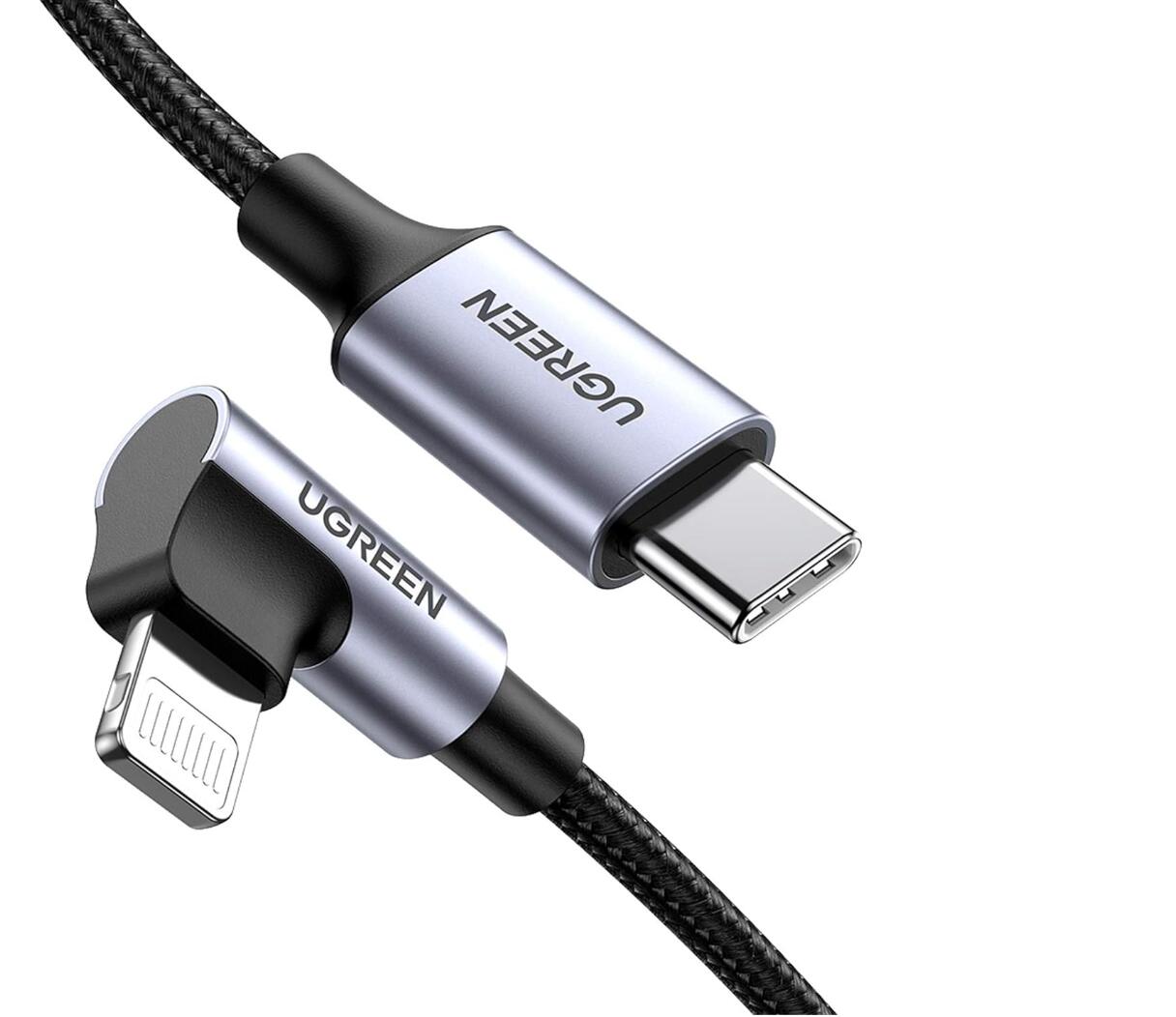 90 Degree UBS-C To MFi Certification Lightning Cable