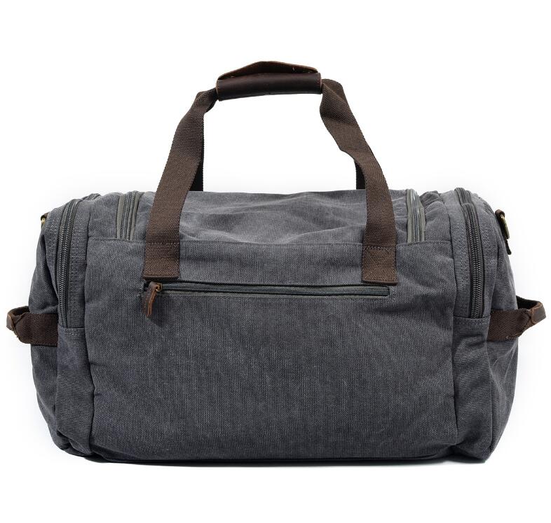 Men's Canvas Duffel Bag Laptop Bag Large Capacity Travel Casual Wear-resistant