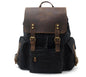 Men's Canvas Backpack Laptop Bag Waterproof Batik Retro Outdoor Traveling